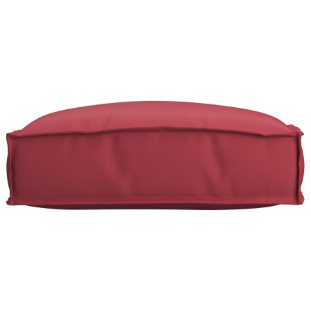 Cojín de palet para asiento rojo vino 50x50x12 cm tela Oxford de , Cojines para sillas y sofás - Ref: Foro24-42001474, Precio...