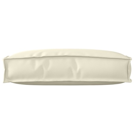 Cojín de Exterior Crema Poliéster 60 x 40 x 12 cm de , Cojines para sillas y sofás - Ref: Foro24-42001480, Precio: 30,20 €, D...