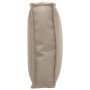 Cojín de Exterior Taupe Poliéster 60 cm x 40 cm x 12 cm de , Cojines para sillas y sofás - Ref: Foro24-42001483, Precio: 32,1...