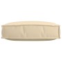 Cojín de Palets para Asiento Beige 60x60x12 cm Tejido Oxford de , Cojines para sillas y sofás - Ref: Foro24-42001491, Precio:...