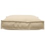 Cojín de Palé para Asiento Beige 70x70x12 cm Fabric Oxford de , Cojines para sillas y sofás - Ref: Foro24-42001501, Precio: 4...