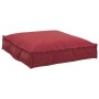 Cojín para Pallet de para Asiento Rojo Vino 70x70x12 cm de Tela Oxford de , Cojines para sillas y sofás - Ref: Foro24-4200150...
