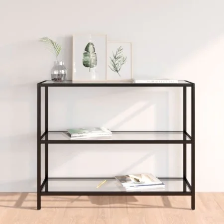 Estantería transparente de vidrio templado 100x36x90 cm de vidaXL, Librerías y estanterías - Ref: Foro24-331629, Precio: 95,4...
