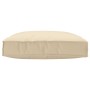 Cojín de palet para asiento beige 80x80x12 cm Tela Oxford de , Cojines para sillas y sofás - Ref: Foro24-42001511, Precio: 42...