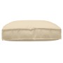 Cojín de palet para asiento beige 80x80x12 cm Tela Oxford de , Cojines para sillas y sofás - Ref: Foro24-42001511, Precio: 42...