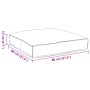 Cojín de Palet para Asiento Negro 80x80x12 cm Tela Oxford de , Cojines para sillas y sofás - Ref: Foro24-42001512, Precio: 46...