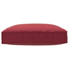 Cojín de Palet para Asiento Rojo Vino 80x80x12 cm Tejido Oxford de , Cojines para sillas y sofás - Ref: Foro24-42001514, Prec...