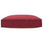 Cojín de Palet para Asiento Rojo Vino 80x80x12 cm Tejido Oxford de , Cojines para sillas y sofás - Ref: Foro24-42001514, Prec...