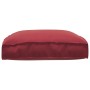 Cojín de Palet para Asiento Rojo Vino 80x80x12 cm Tejido Oxford de , Cojines para sillas y sofás - Ref: Foro24-42001514, Prec...