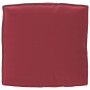 Cojín de Palet para Asiento Rojo Vino 80x80x12 cm Tejido Oxford de , Cojines para sillas y sofás - Ref: Foro24-42001514, Prec...