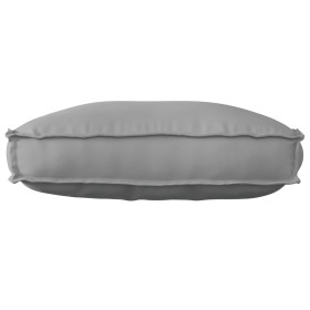 Cojín de palet para respaldo gris 70x40x12 cm de tela Oxford de , Cojines para sillas y sofás - Ref: Foro24-42001519, Precio:...