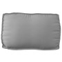 Cojín de palet para respaldo gris 70x40x12 cm de tela Oxford de , Cojines para sillas y sofás - Ref: Foro24-42001519, Precio:...