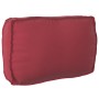 Cojín de Palet para Reposabrazos Rojo Vino 70x40x12 cm Tejido Oxford de , Cojines para sillas y sofás - Ref: Foro24-42001524,...
