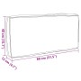 Cojines Crema Poliéster 80 x 12 x 40 cm Cojín Rectangular de , Cojines para sillas y sofás - Ref: Foro24-42001530, Precio: 31...