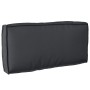 Cojín de Palet para Respaldo Negro 80x40x12 cm Tela Oxford de , Cojines para sillas y sofás - Ref: Foro24-42001532, Precio: 2...