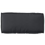 Cojín de Palet para Respaldo Negro 80x40x12 cm Tela Oxford de , Cojines para sillas y sofás - Ref: Foro24-42001532, Precio: 2...