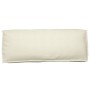 Cojín de Palet para Respaldo Crema 120x40x12 cm Tela Oxford de , Cojines para sillas y sofás - Ref: Foro24-42001540, Precio: ...