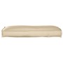 Cojín de palet para respaldo beige 120x40x12 cm de tela Oxford de , Cojines para sillas y sofás - Ref: Foro24-42001541, Preci...