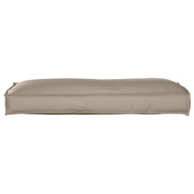 Cojín de Pallet para Respaldo Taupe 120x40x12 cm Tela Oxford de , Cojines para sillas y sofás - Ref: Foro24-42001543, Precio:...