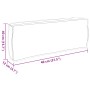 Cojín de Pallet para Respaldo Taupe 120x40x12 cm Tela Oxford de , Cojines para sillas y sofás - Ref: Foro24-42001543, Precio:...