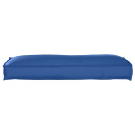 Cojín de Palet para Respaldo Azul Real 120x40x12 cm Tela Oxford de , Cojines para sillas y sofás - Ref: Foro24-42001545, Prec...