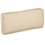 Cojín de Exterior Beige Poliéster 50 x 120 x 12 cm de , Cojines para sillas y sofás - Ref: Foro24-42001551, Precio: 44,03 €, ...