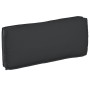 Cojín Exterior Negro Poliéster 120 x 12 x 50 cm Cojín de , Cojines para sillas y sofás - Ref: Foro24-42001552, Precio: 44,03 ...