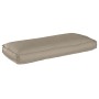 Cojín de Paleta para Asiento/Respaldo Taupe 120x50x12 cm Tejido Oxford de , Cojines para sillas y sofás - Ref: Foro24-4200155...