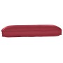 Cojín de Exterior Rojo Vino Poliéster 120 x 12 x 50 cm de , Cojines para sillas y sofás - Ref: Foro24-42001554, Precio: 44,03...