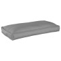 Cojín de Palets para Asiento/Respaldo Gris 120x60x12 cm Tela Oxford de , Cojines para sillas y sofás - Ref: Foro24-42001559, ...