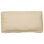 Cojín de Palets para Asiento/Respaldo Beige 120x60x12 cm Tela Oxford de , Cojines para sillas y sofás - Ref: Foro24-42001561,...
