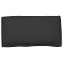 Cojín de Palet para Asiento/Espaldar Negro 120x60x12 cm Tela Oxford de , Cojines para sillas y sofás - Ref: Foro24-42001562, ...