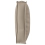 Cojín de Paleta para Asiento/Respaldo Taupe 120x60x12 cm Tejido Oxford de , Cojines para sillas y sofás - Ref: Foro24-4200156...