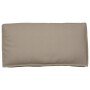 Cojín de Paleta para Asiento/Respaldo Taupe 120x60x12 cm Tejido Oxford de , Cojines para sillas y sofás - Ref: Foro24-4200156...