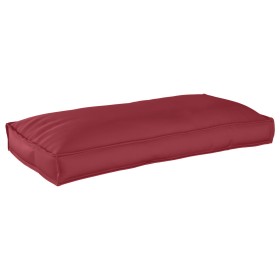 Cojín de Palet para Asiento/Respaldo Rojo Vino 120x60x12 cm Tela Oxford de , Cojines para sillas y sofás - Ref: Foro24-420015...