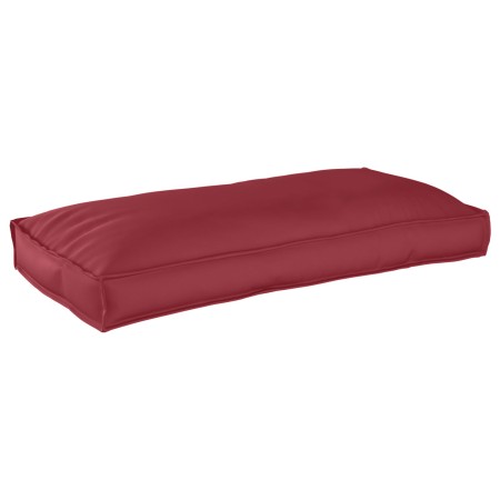 Cojín de Palet para Asiento/Respaldo Rojo Vino 120x60x12 cm Tela Oxford de , Cojines para sillas y sofás - Ref: Foro24-420015...