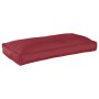 Cojín de Palet para Asiento/Respaldo Rojo Vino 120x60x12 cm Tela Oxford de , Cojines para sillas y sofás - Ref: Foro24-420015...