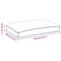 Cojín Exterior Crema Poliéster 120 x 12 x 80 cm de , Cojines para sillas y sofás - Ref: Foro24-42001570, Precio: 51,20 €, Des...