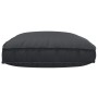 Cojín para Palets para Asiento Negro 120x80x12 cm Tejido Oxford de , Cojines para sillas y sofás - Ref: Foro24-42001572, Prec...