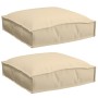 Cojines de Palet  para Asiento 2 pcs Beige 40x40x8 cm Tela Oxford | Foro24.es | Tu tienda online para hogar, jardín y más Foro24.es
