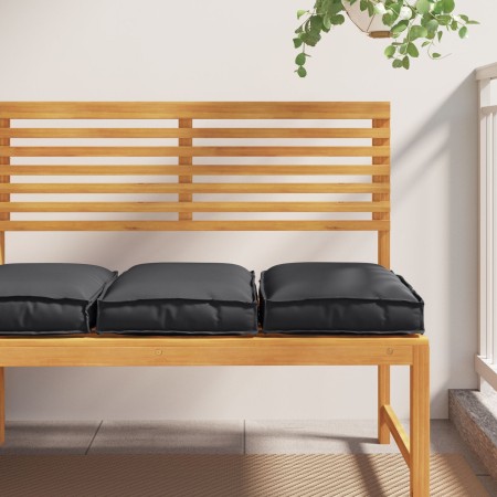 Cojines de Pallet para Asiento 2 pcs Negro 40x40x8 cm Tela Oxford de , Cojines para sillas y sofás - Ref: Foro24-42001582, Pr...