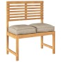 Cojines de Palet para Asiento 2 pcs Taupe 40x40x8 cm Tela Oxford de , Cojines para sillas y sofás - Ref: Foro24-42001583, Pre...