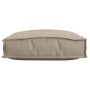 Cojines de Palet para Asiento 2 pcs Taupe 40x40x8 cm Tela Oxford de , Cojines para sillas y sofás - Ref: Foro24-42001583, Pre...