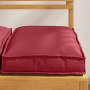 Cojines de Palets para Asiento 2 pcs Vino Rojo 40x40x8 cm Tela Oxford de , Cojines para sillas y sofás - Ref: Foro24-42001584...