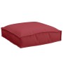 Cojines de Palets para Asiento 2 pcs Vino Rojo 40x40x8 cm Tela Oxford de , Cojines para sillas y sofás - Ref: Foro24-42001584...