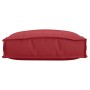 Cojines de Palets para Asiento 2 pcs Vino Rojo 40x40x8 cm Tela Oxford de , Cojines para sillas y sofás - Ref: Foro24-42001584...