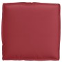 Cojines de Palets para Asiento 2 pcs Vino Rojo 40x40x8 cm Tela Oxford de , Cojines para sillas y sofás - Ref: Foro24-42001584...
