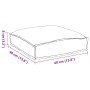 Cojines de Palets para Asiento 4 pcs Antracita 40x40x8 cm Tela Oxford de , Cojines para sillas y sofás - Ref: Foro24-42001588...