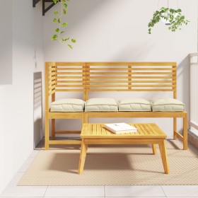 Cojines de Palet para Asiento 4 pcs Crema 40x40x8 cm Tejido Oxford de , Cojines para sillas y sofás - Ref: Foro24-42001590, P...