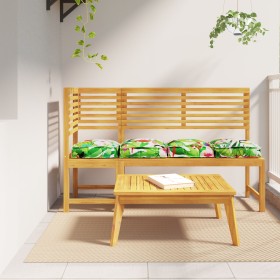 Cojines de palets para asiento 4 pcs Jungla tropical 40x40x8 cm Tela Oxford de , Cojines para sillas y sofás - Ref: Foro24-42...